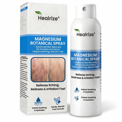 🔥Healrize® Magnesium Botanical Spray – Advanced Skin Recovery for Psoriasis & Eczema | Rapid Soothing, Steroid-Free