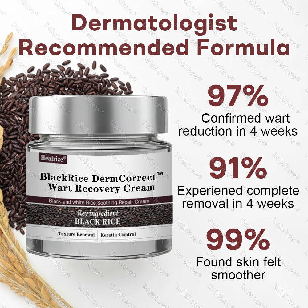 ✅Healrize® BlackRice DermCorrect™ Wart Recovery Cream —— Suitable for all skin types✨