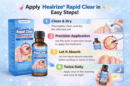 🔥Healrize®Nano Rapid Clear Nail Fungus Rapair Liquid – Effective in Seven Days, Permanently Eliminates the Root