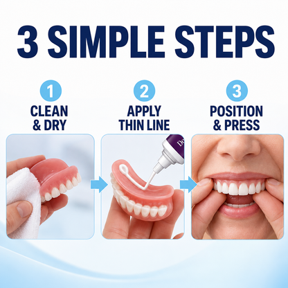 🔥LIMITED SPECIAL OFFER🔥Dobshow® Bio-Seal Max 5-Day Denture Adhesive🦷💙 FDA Certified (Clinically Proven 120-Hour Hydro-Cushion Hold for Secure, Soothing & Zinc-Free Denture Fit)