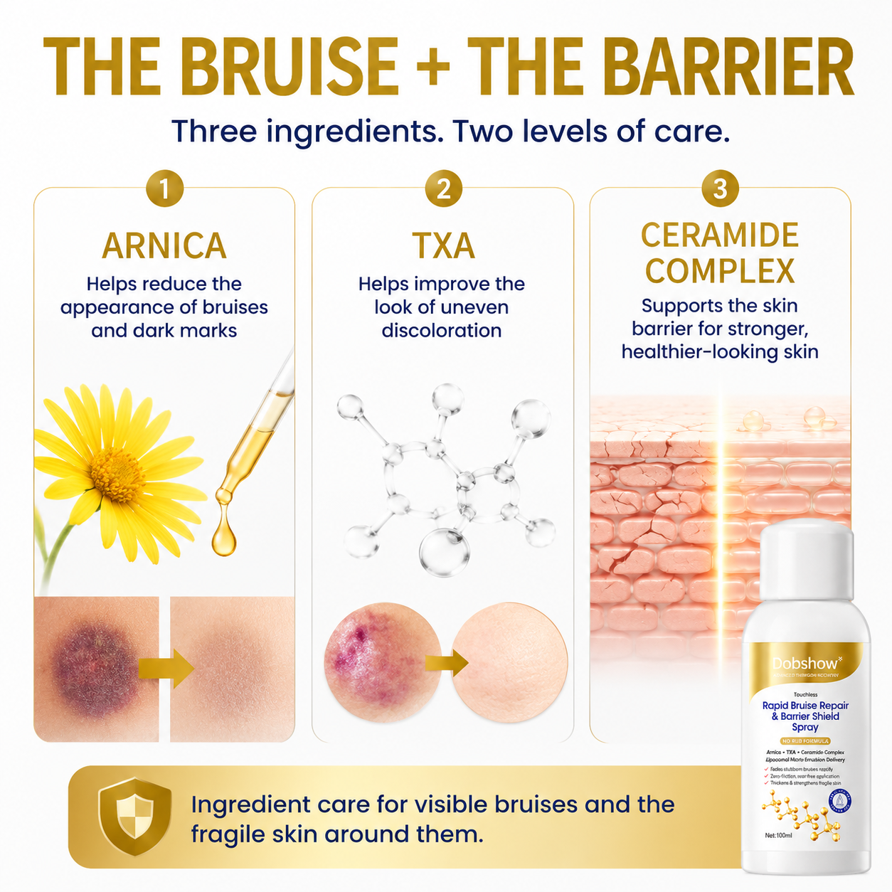 Dobshow® Touchless Rapid Bruise Repair & Barrier Shield Spray