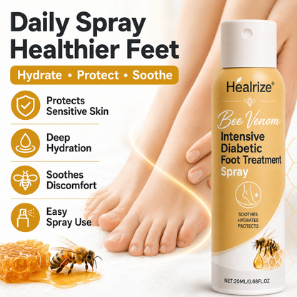🎉Limited-time discount🎉Healrize®Bee Venom Intensive Diabetic Foot Treatment Spray🔥89K+SOLD🔥