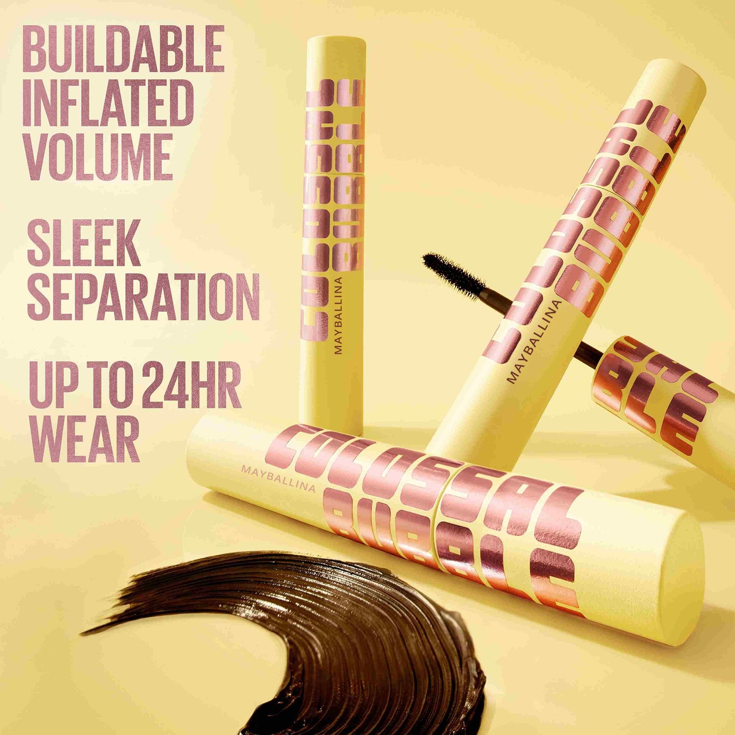 Bubble Mascara💯✨Volume and Length Formula for Bold, Separated Lashes