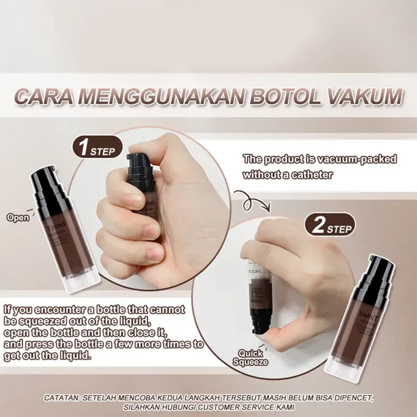Eyebrow Gel 6ml Lasting 24H Waterproof Smudge-proof Tinted Brow Cream Makeup Kit