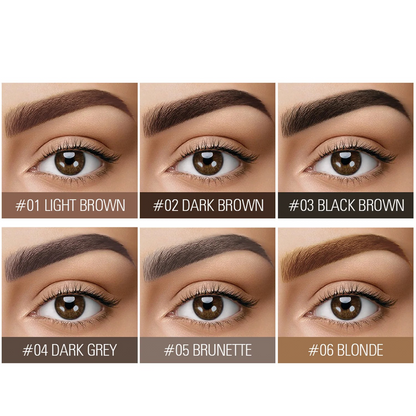 Eyebrow Gel 6ml Lasting 24H Waterproof Smudge-proof Tinted Brow Cream Makeup Kit