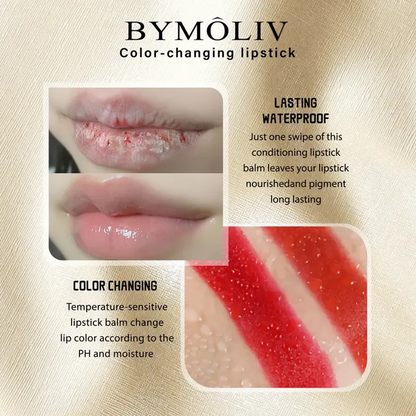 💋 Experience Luxurious Lips - ✨Transferproof Color-Changing Lipstick💄 Auto-Tints on Contact!