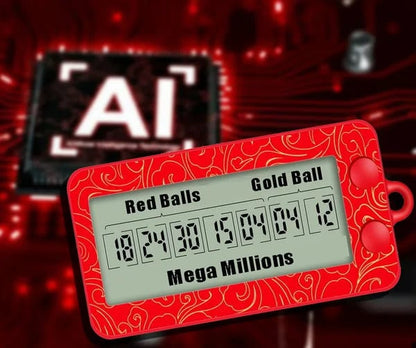 🎰🔥Nurbini®AI Lottery Picker - Double Your Winning Odds(1-Click Number Picking | Analyzes Historical Data | Portable Keychain Design)